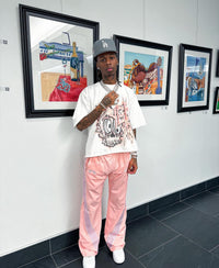 worker zip up pink
