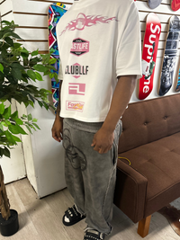 multi logo tee
