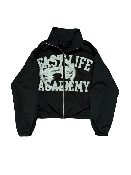 academy zip up black