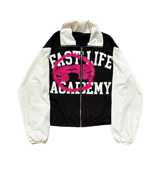 academy zip up pink